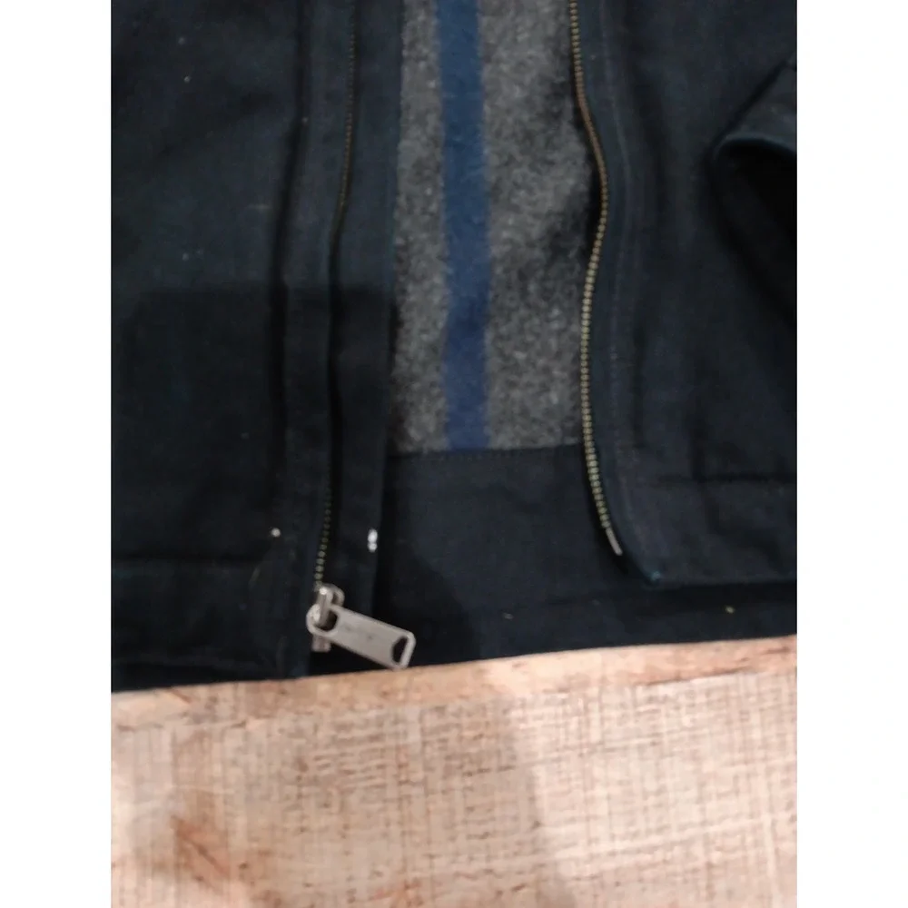 Carhartt Barn Jacket Men Black Relaxed Fit Blanket Lined OJ3828-M Rare‎ Limited